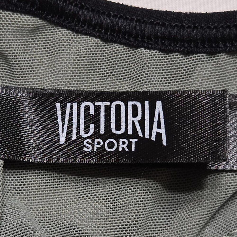 Victorias Secret Sports Bra Womens Small Green Animal Print Activewear Top - Picture 8 of 11
